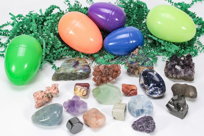 Mineral & Crystal Filled Easter Eggs! - 12 Pack - Photo 1